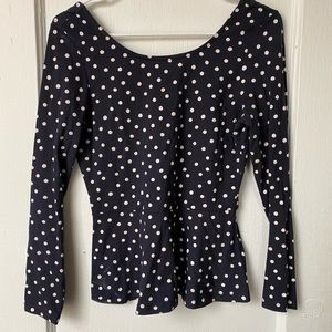 Polka dot top